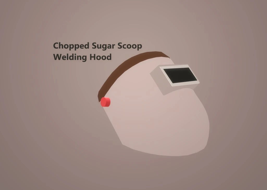 chopped sugar scoop welding hoods